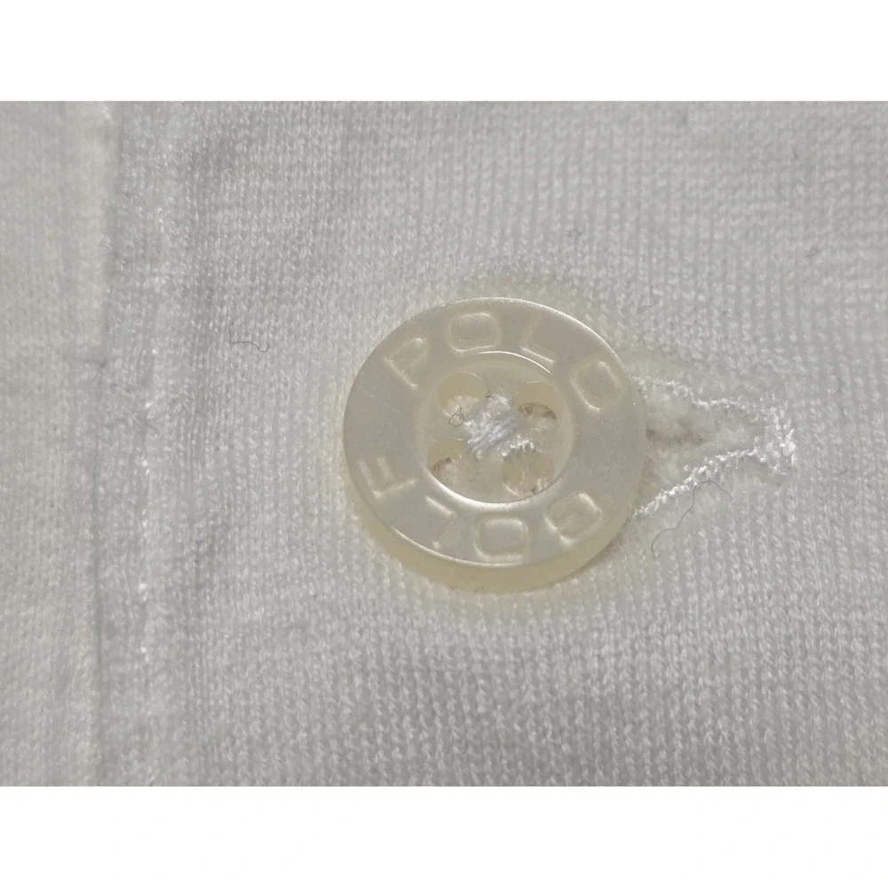 Polo Golf Ralph Lauren Mens Size XL White Short‎ Sleeve Polo Shirt